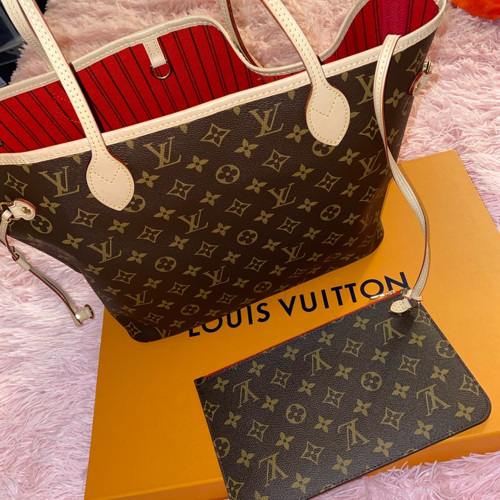 Neverfull MM Monogram Cherry
